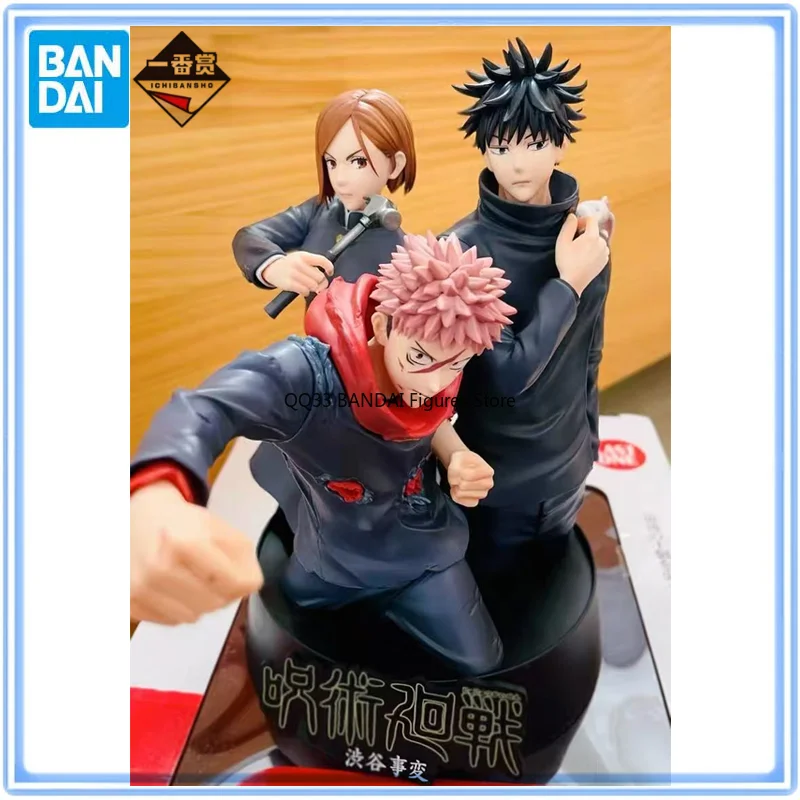 

Original Ichiban Kuji Jujutsu Kaisen 5th Anniversary Yuji Itadori Kugisaki Nobara Fushiguro Megumi Scene Action Figure Model