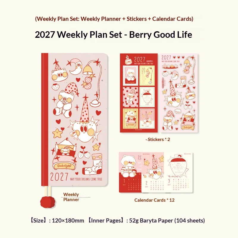2027Week Set Red