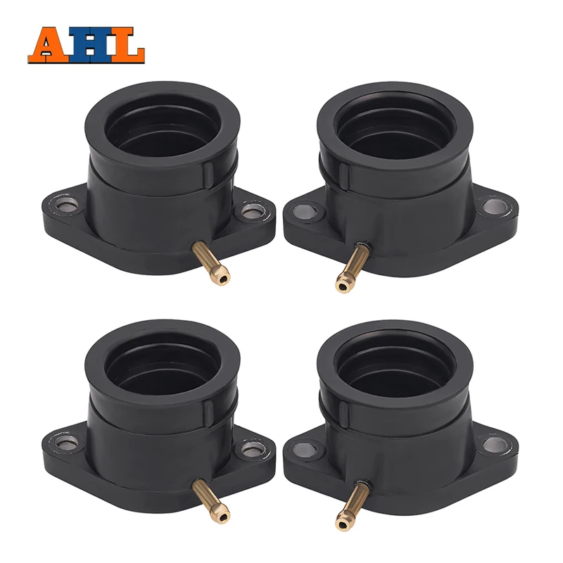 AHL 4pcs Motorcycle Parts Carburetor Intake Manifold For Yamaha XJR400 1993-1999 XJR 400 4HM-13586-00 4HM-13596-00
