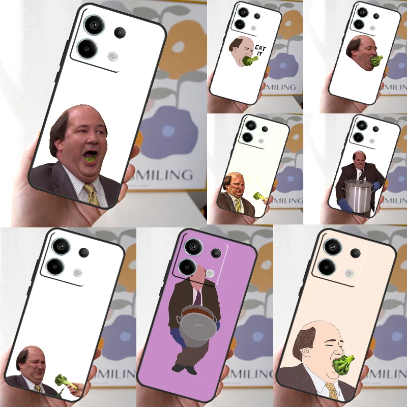 Kevin Broccoli The Office Case For Xiaomi Redmi Note 11 9 10 12 13 Pro Plus 9S 10S 11S 12S Redmi 12 10C 9C 13C Cover