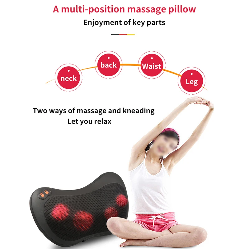 Sungpo High Quality Hot Easy To Carry Travel U Shaped Home/Car Neck Massage Pillow