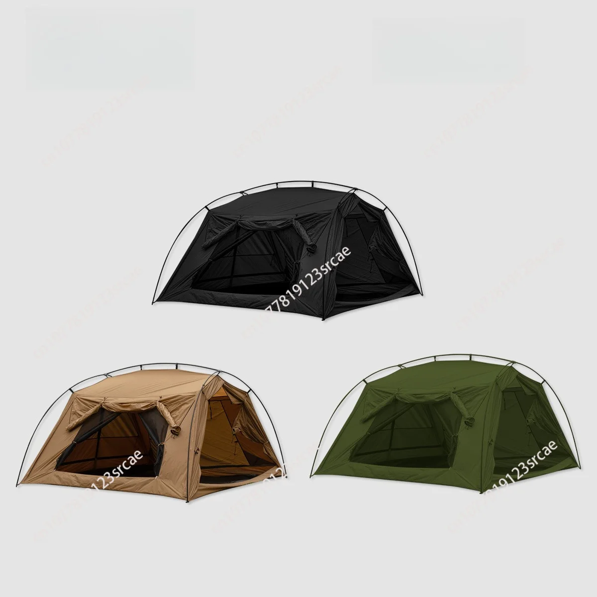 Outdoor Hiking Wilderness Camping Windproof Rainproof Mountaineering Lightweight Beach Tent Tent
