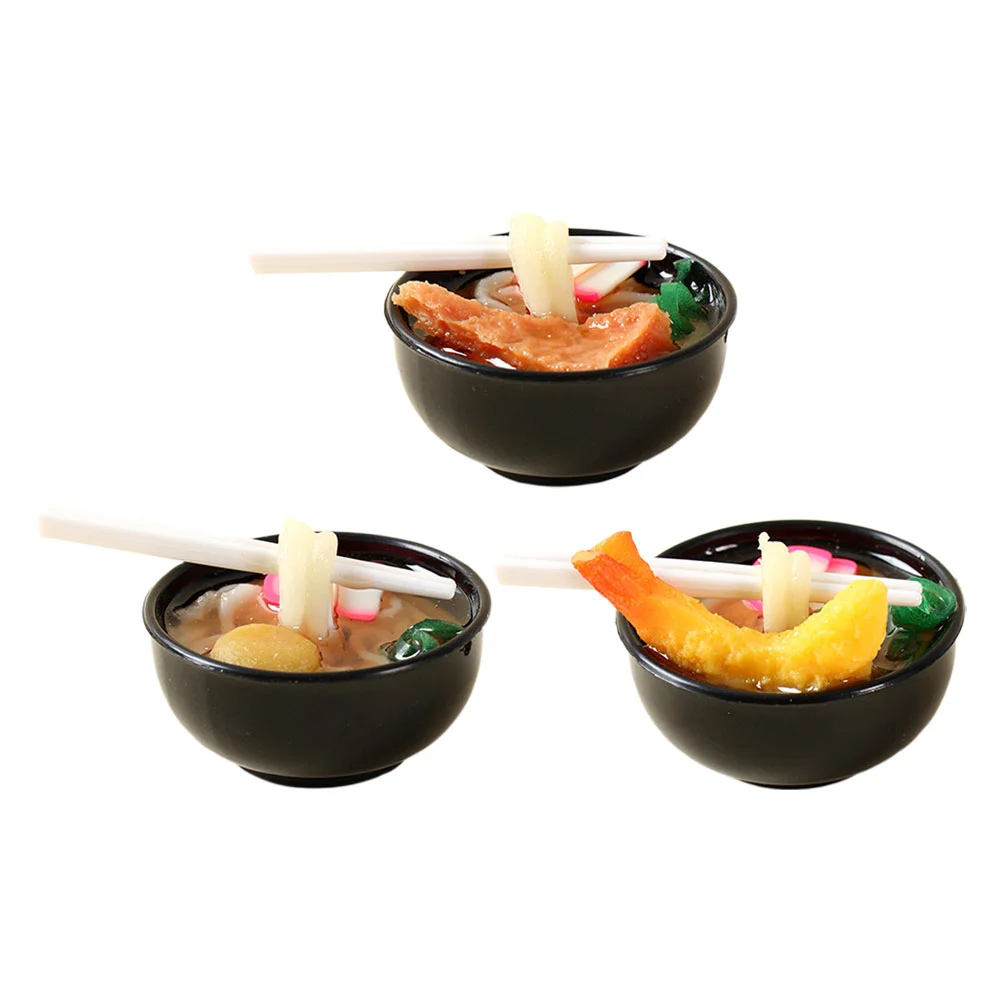 3pcs Montessori Educational Toys Pasta Model Fake Shrimp Simulation Food Artificial Food Props Mini Kitchen Scene Decor