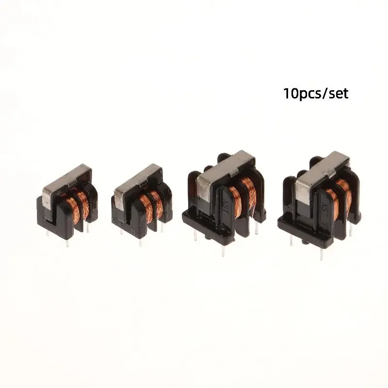 10Pcs UU9.8 UF10.5 Common Mode Choke Inductor 10MH 20MH 30MH 40MH 50MH For Filter Pitch