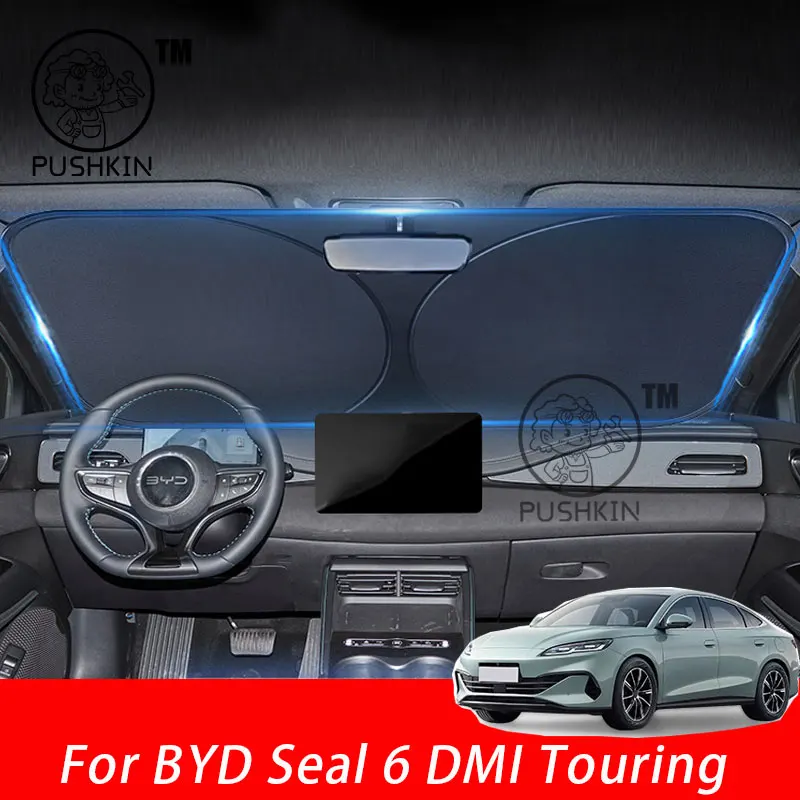 

For BYD Seal 6 C6 DMI Touring 2025 2026 Car Windshield Sunshade Cover Anti UV ProtectionFoldable and easy to store Accessories