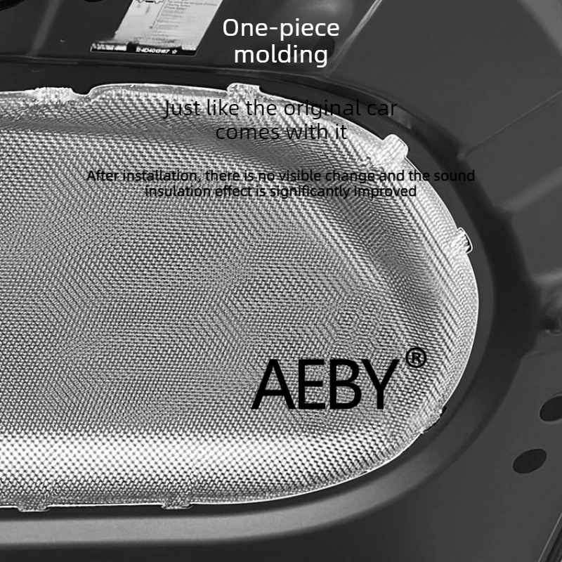 

AEBY For BYD Atto 2 2025 Hood Insulation Pad,Noise Reduction & Heat Insulation Pad,Fireproof Acoustic Cotton,heat shield