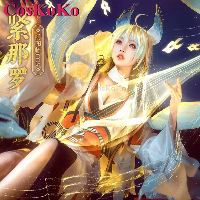 CosKoKo Kinnara Cosplay Game Onmyoji Costume Before And After Awakening Gorgeous Sweet Dress Halloween Party Role Play Clothing