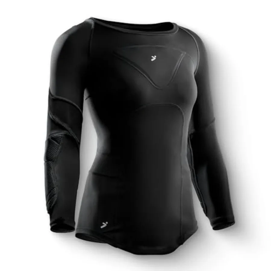 

Женская защитная майка Storelli Bodyshield Goalkeeper ¾ для футболисток и игроков в поле: высокая степень защиты, дышащая ткань