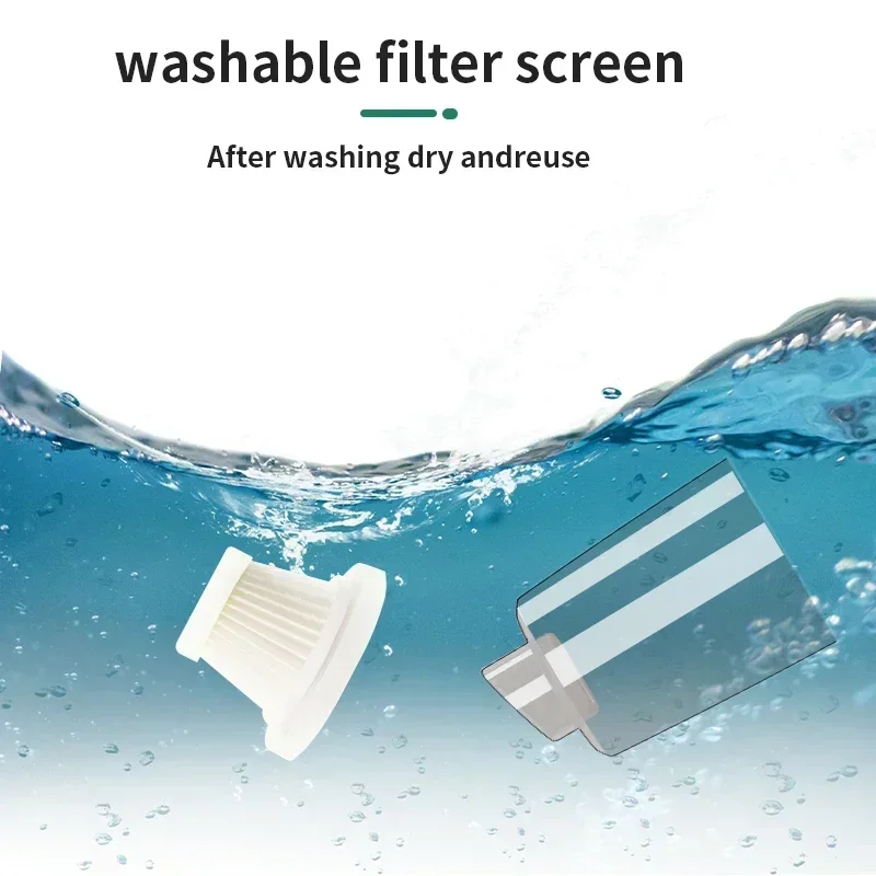 2 In 1 ワイヤレス掃除機 家庭用と車用のデュアル使用 120W ハイパワー強力掃除機 ブラック