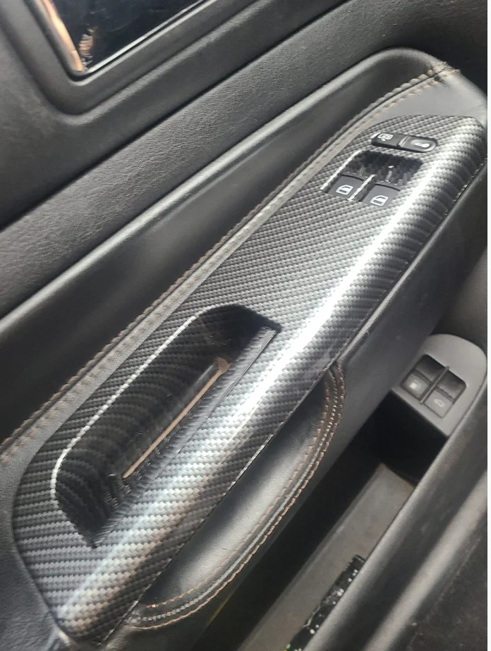 

Carbon Fiber Style Interior Grab Handle Set 2 Doors For VW Golf MK4 2 Doors