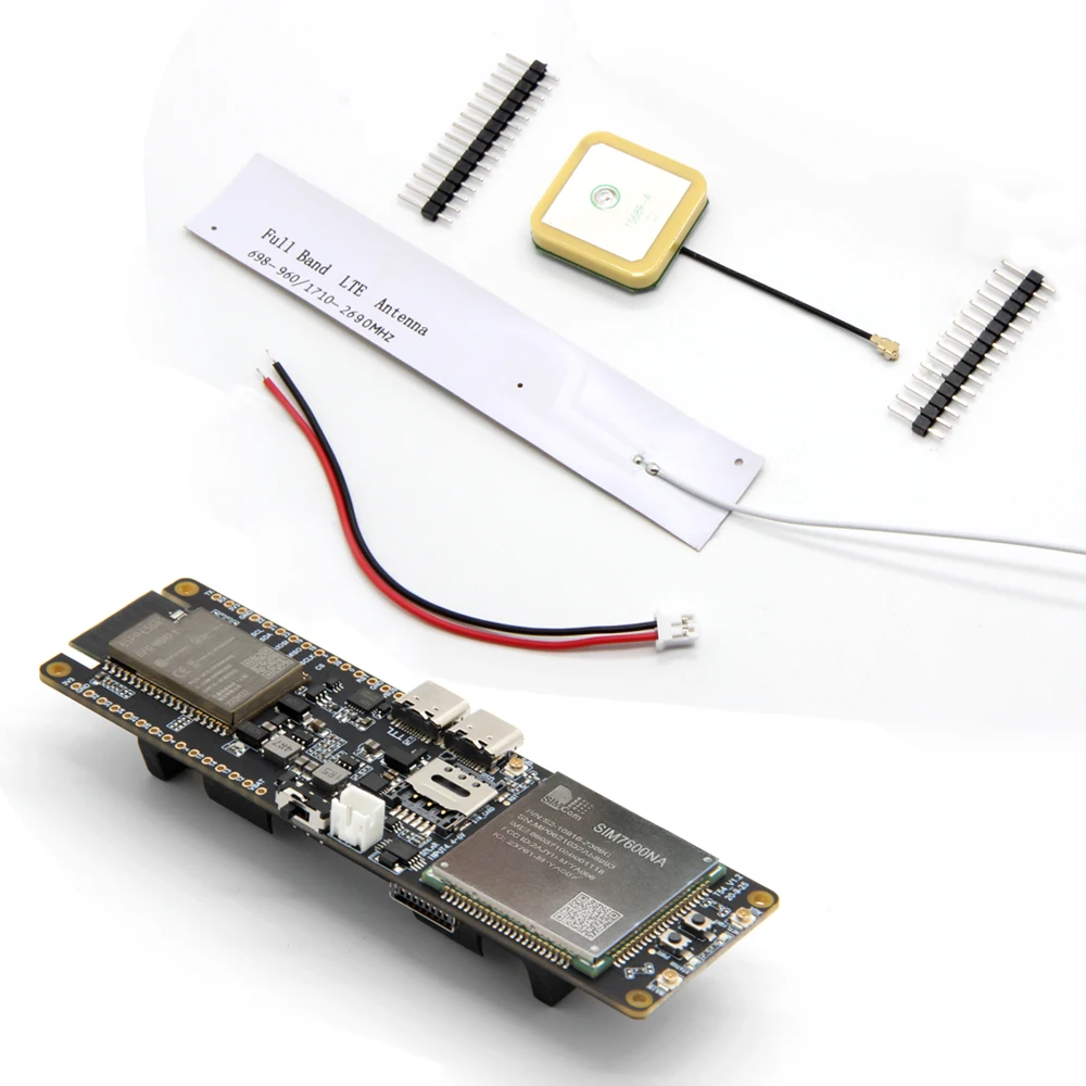 LILYGO-Placa de desarrollo TTGO T-SIM7600NA ESP32 4G LTE Cat4, dispositivo GPS IOT, accesorios, WIFI, Bluetooth, Internet de las cosas