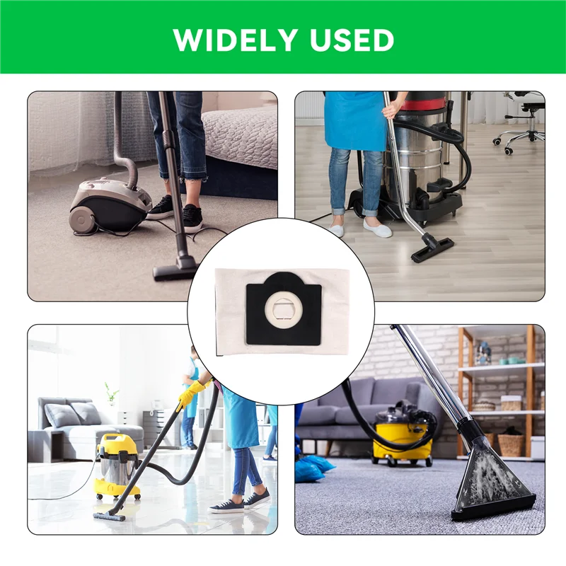 

A92P Universal Vacuum Cleaner Bags Washable Dust Bag For Rowenta ZR814 Karcher HR6675