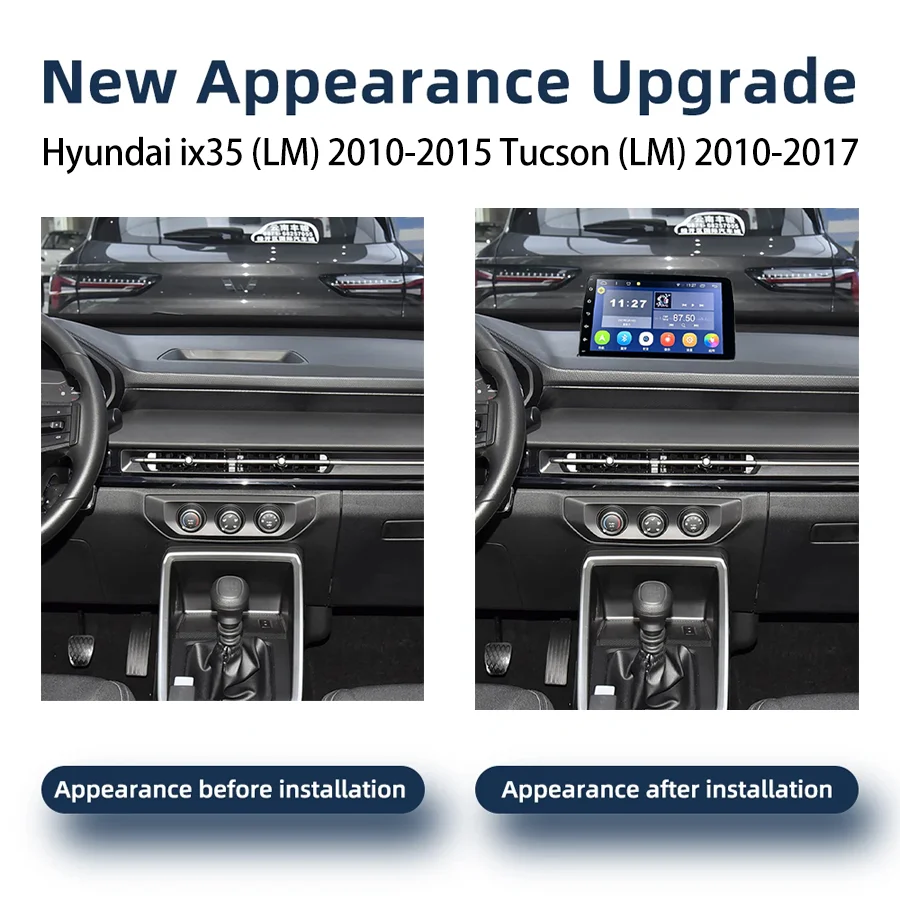Car Radio For Hyundai ix35 (LM) Facelift Tucson (LM) 2013 to 2017 Navigation Stereo Multimedia Video Player WiFi CarPlay