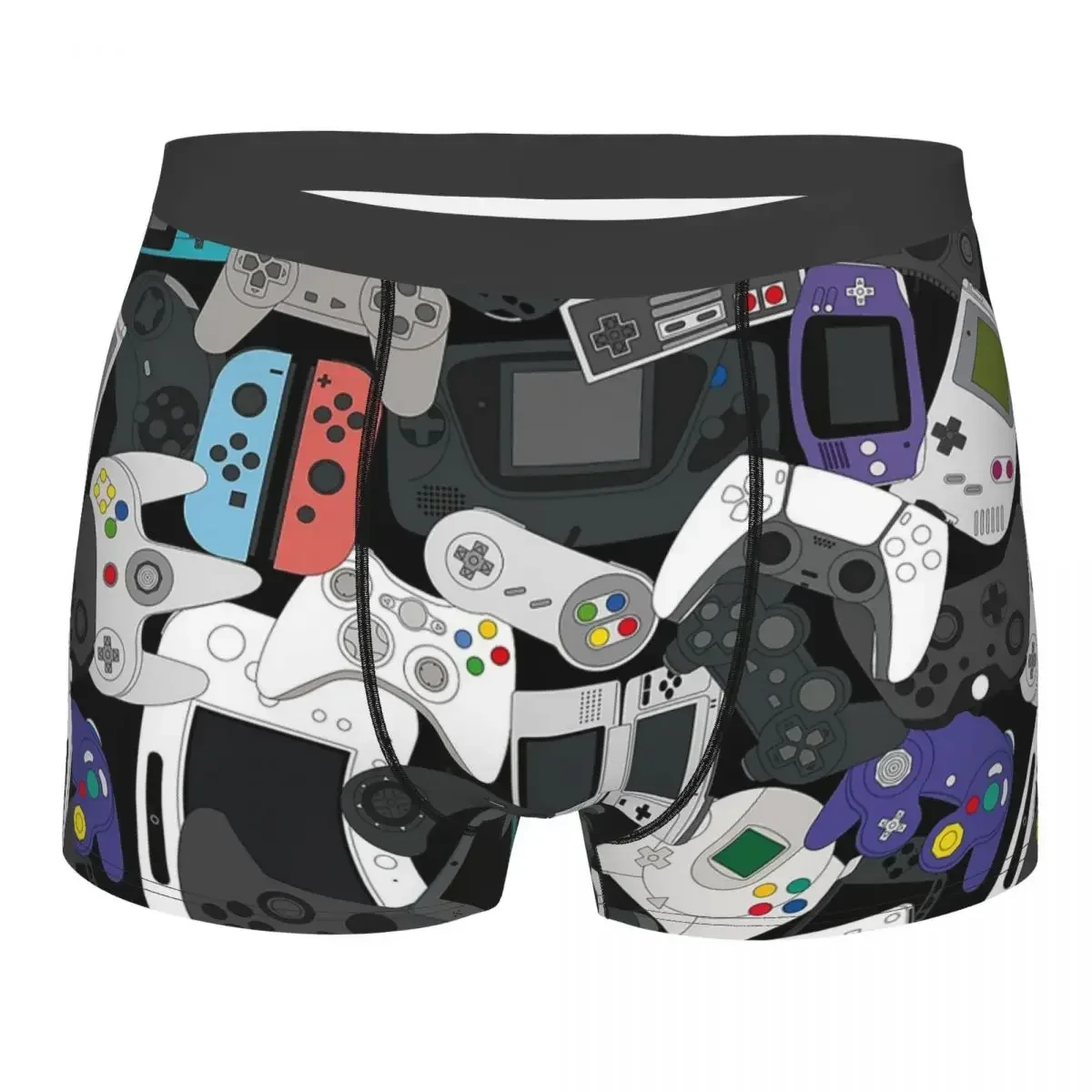 

Gamer Controller All Men Underwear Video Game Gaming Boxer Shorts Panties Printed Breathbale Underpants for Male S-XXL