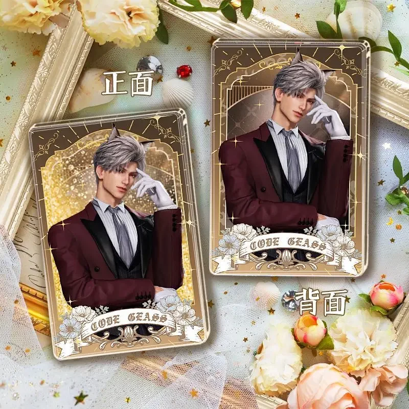 Anime Love and Deepspace Sylus Rafayel Zayne Xavier Cosplay Acrylic Quicksand Mahjong Cartoon Drift Sand Standing Figure Adorn