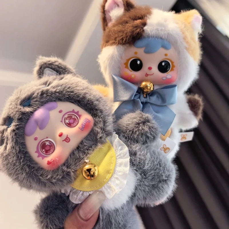 

Samuel Little Cat Party Series слепая коробка, подвесной брелок и мини-фигурка, набор кукол, животное, котенок, коллекционный декор для стола, подарок для девочек