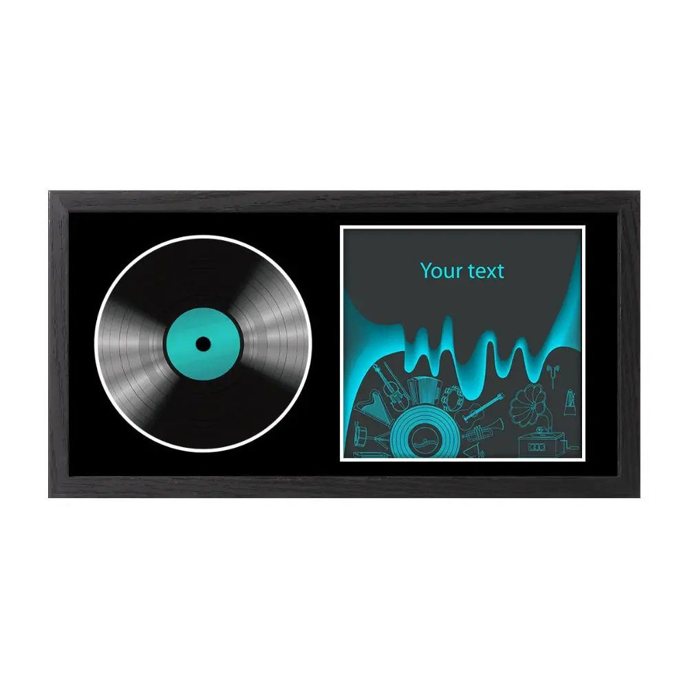 Handmade Wall Mountable CD Display Frame Tabletop Display Durable CD Frame Display Case Collectible Disc Frame Box Music Lovers