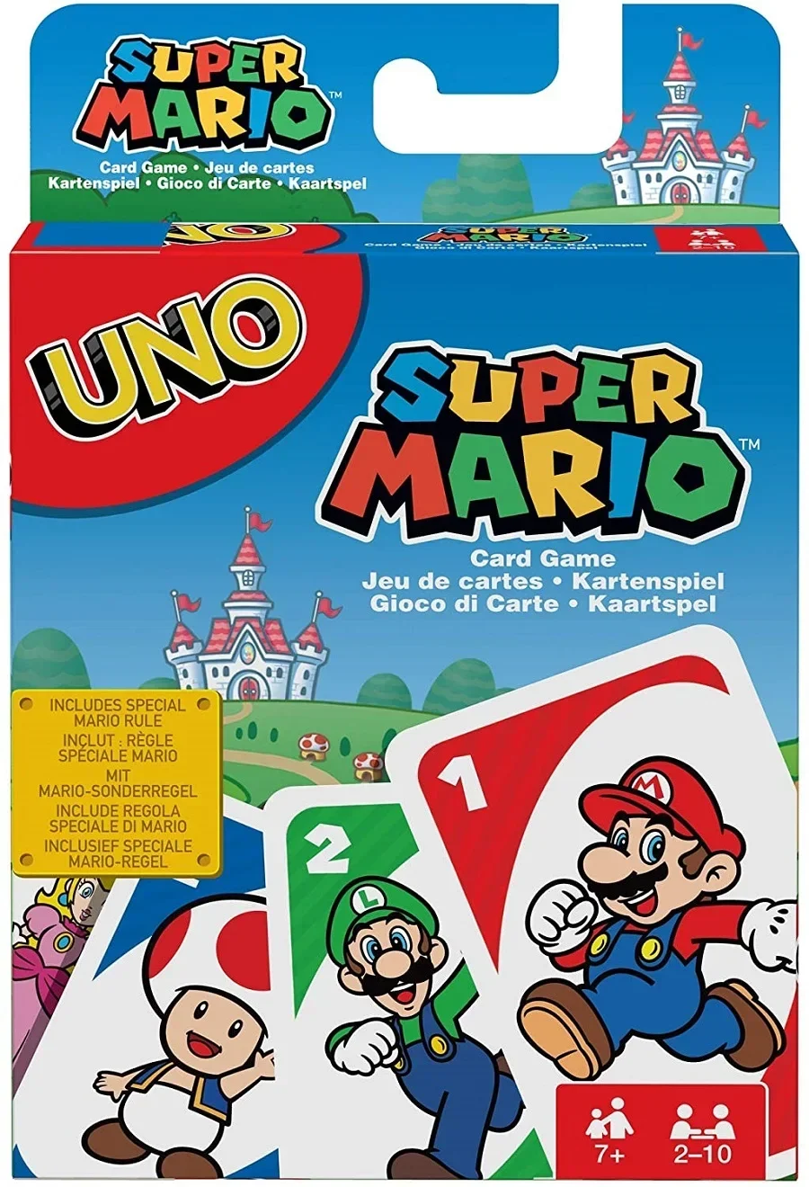 Super Mario Games Mario UNO Card Puzzle Game Family Funny Entertainment Board Game Poker Kids Toys Playing Cards birthday gifts