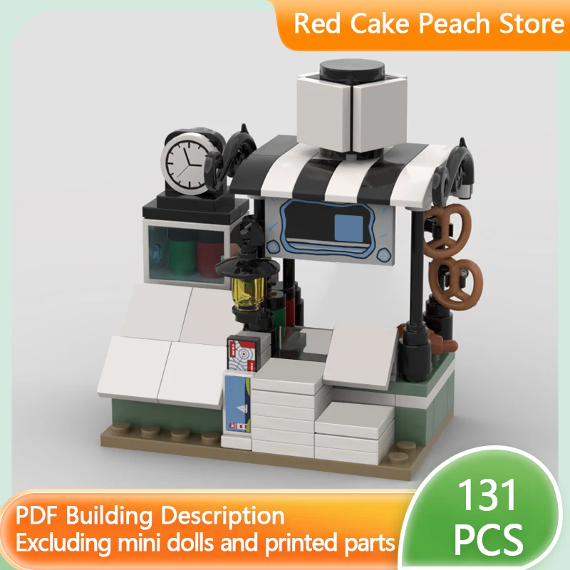 

Модель городской улицы MOC: конструктор из строительных блоков, модульная техника, детские праздничные подарки, игрушки для сборки