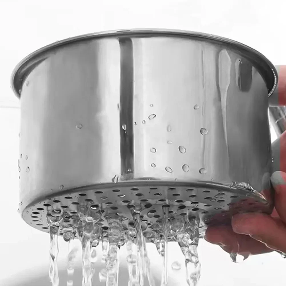 1-2 قطعة مصفاة حوض البجعة الفولاذية - سلة تصريف شديدة التحمل لحوض المطبخ وحوض الاستحمام مع فلتر مضاد للانسداد #6
