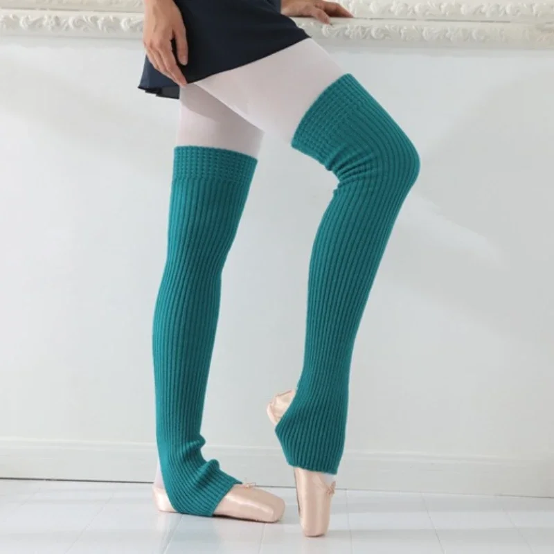 1 Pair Winter Autumn Hot Women Girls Latin Leg Warmers Socks Long Footless Dance Ballet Stockings Yoga Socks