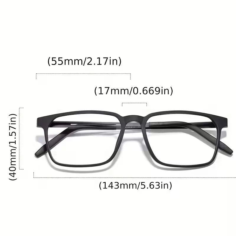Multifokale progressive Lesebrille aus reinem Titan für Herren und Damen, Nah- und Dual-Use-Anti-Blaulicht-Brille mit automatischer Anpassung – Detail 1