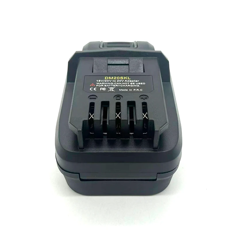 DM20SKL Battery Adapter Compatible for DW 20V 60V for Milwaukee 18V Lithium-ion Batteries for Skil Battery Power Tools Adapter