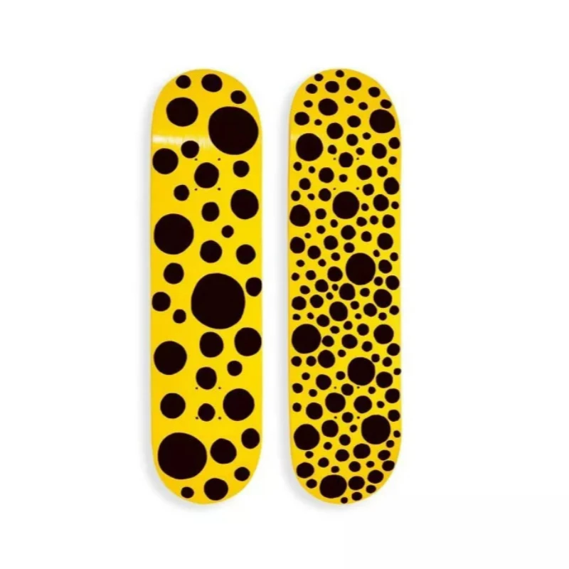 Yayoi Kusama  Decorative skateboard colorful jigsaw puzzle skateboard deck sunflower modern art decoration pendant collection