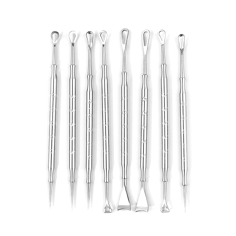 Black Dot Pimple Blackhead Remover Tool Needles For Face Cleaning Comedone Extractor Pore Cleaner For Squeezing Acne Tools Spoon