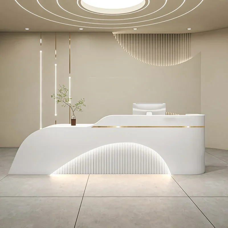 Organizers Pulpit Front Reception Desk Podium Lectern Wooden Podium Standing Office Cashier Lectern Mostrador Unique Furniture