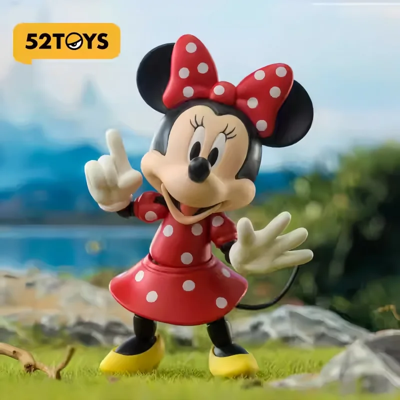 52TOYS 90. Rocznica Lightning Dance Blind Box |   Figurka Myszki Miki i Kaczora Donalda z ruchomymi elementami, dekoracja na biurko, prezent-niespodzianka