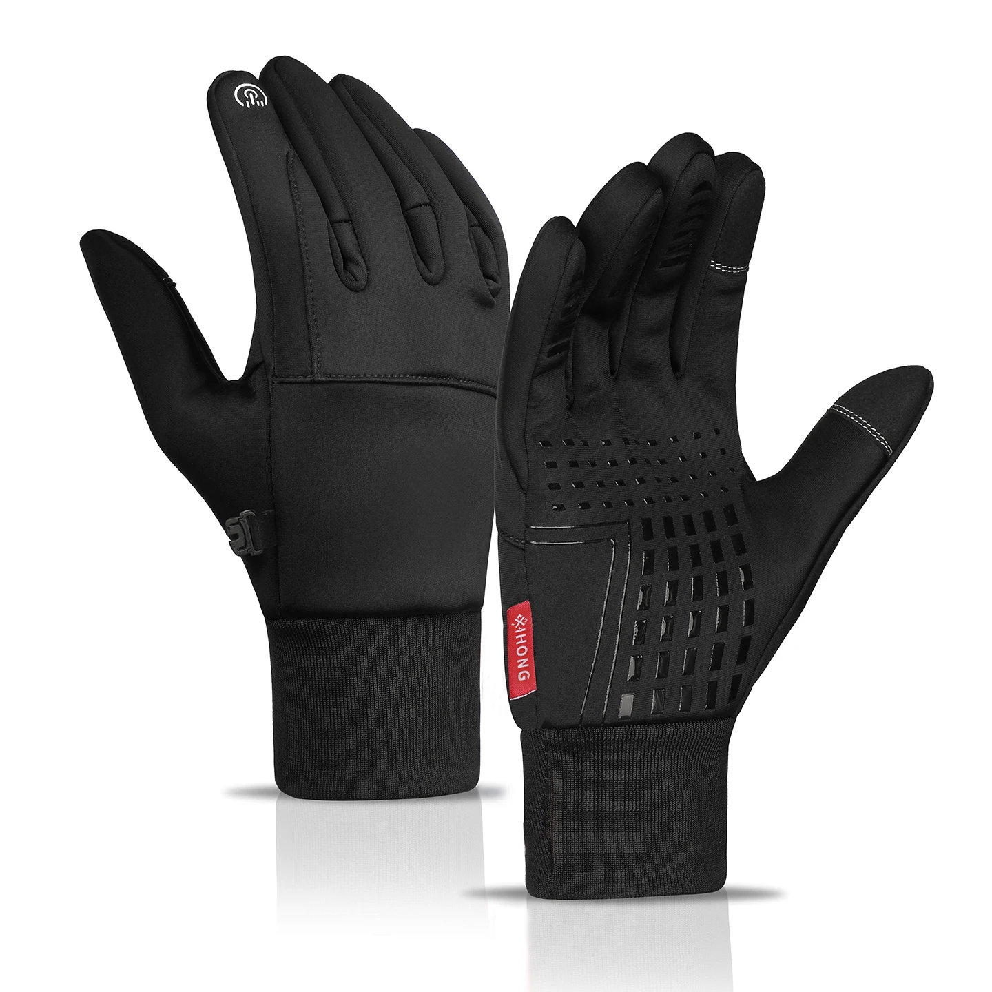 AliExpress NONE Winter Thermal Motorcycle Gloves Waterproof Windproof Touch Screen Anti-slip Full Finger Insulated Outdoor Scooter Riding Gloves