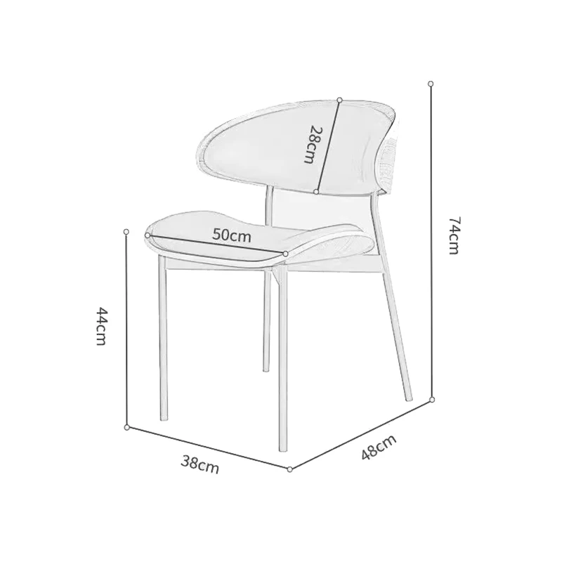 Set Of 2 Japanese Dining Chairs Metal Legs Mid Century Vintage Rustic Dining Chairs Retro High Back Chaise Restaurant Furniture