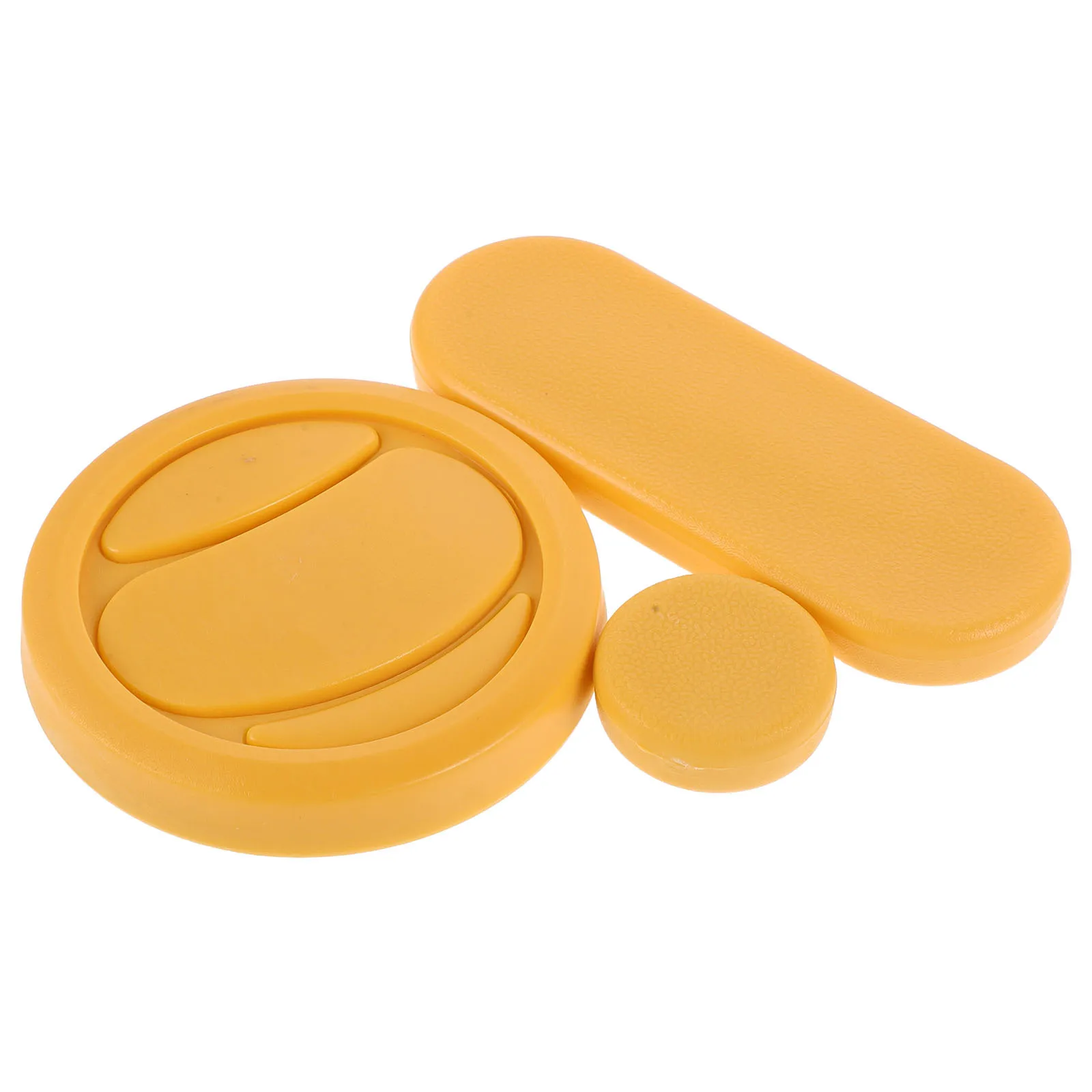 3pcs Longboard Blocks Replacement Palm Slide Pucks For Round Slider Blocks Skateboard Brake Slider Gloves Hand Protection