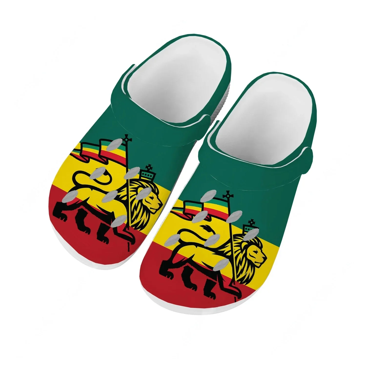 

Reggae Rastafarian Rasta Rastafari Lion Of Judah Water Shoe Men Women Home Garden Clogs Customizd Sandals Beach Hole Slipper