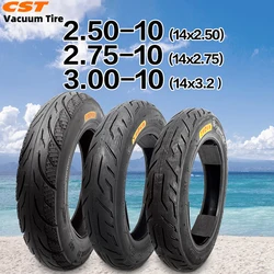 CST 2.50-10 2.75-10 3.00-10 Rubber Vacuum Tire Upgraded Thicken Vacuum Tire for Motorcycle Electric Bike Electric Scooter