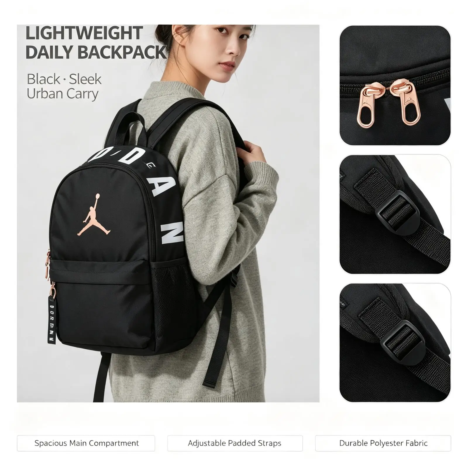 Nike Backpack For Men And Women, Casual Bag, Travel Backpack, Storage Sports Bag JD2343030TD-003