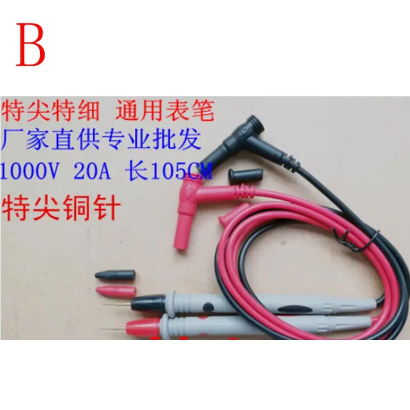 Универсальный зонд, медный игольчатый зонд, стальной игольчатый зонд, высокоточный силиконовый зонд, 1000 В, 10 А, 20 А