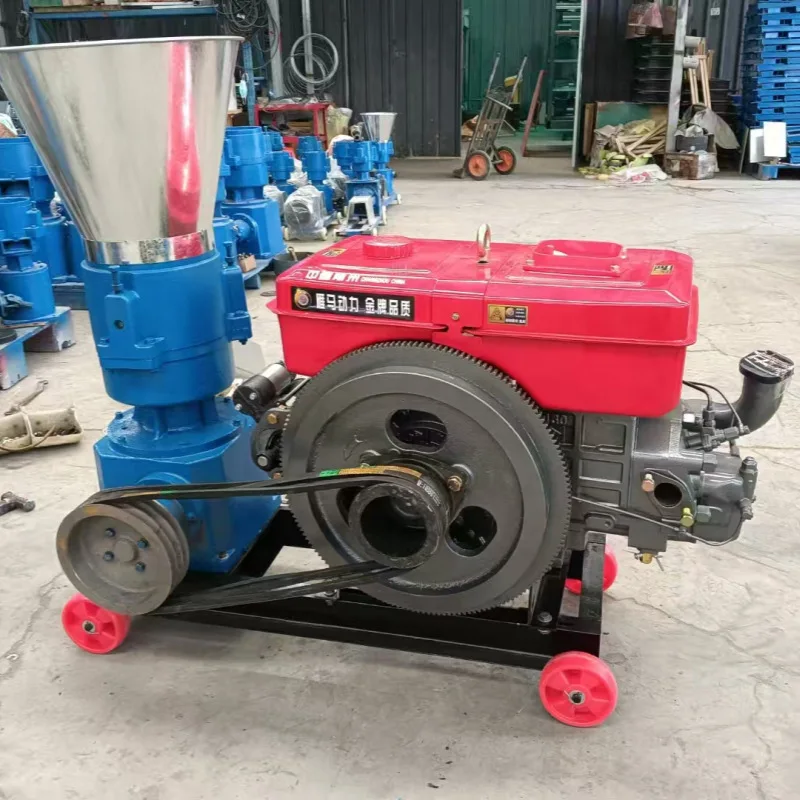 

8HP Diesel Wood Pellet Machine Animal feed pellet Wood Pellet Mill Feed Pellet Making Machinery for Sale With Cheap Price