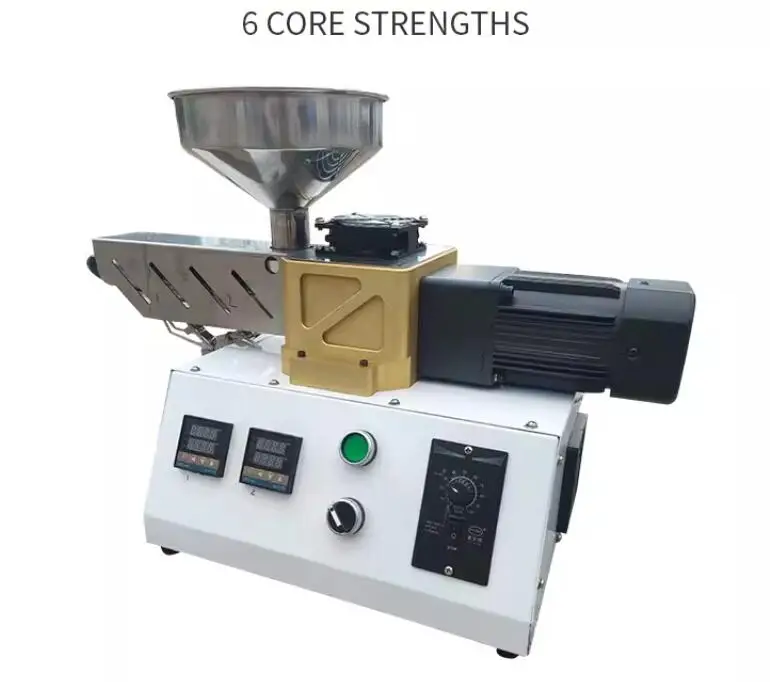 

experimental plastic Extruder machine Single Screw Extruder plastic 3D printed line Polymer Injection Molding Crusher Traction