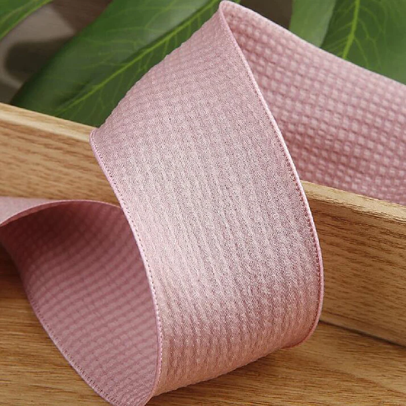 10 Yards 40MM Convexity Polyester/Cotton Ribbon DIY Handmade Materials For Headwear Hair Bows Clothing Shoes Hats Accessories