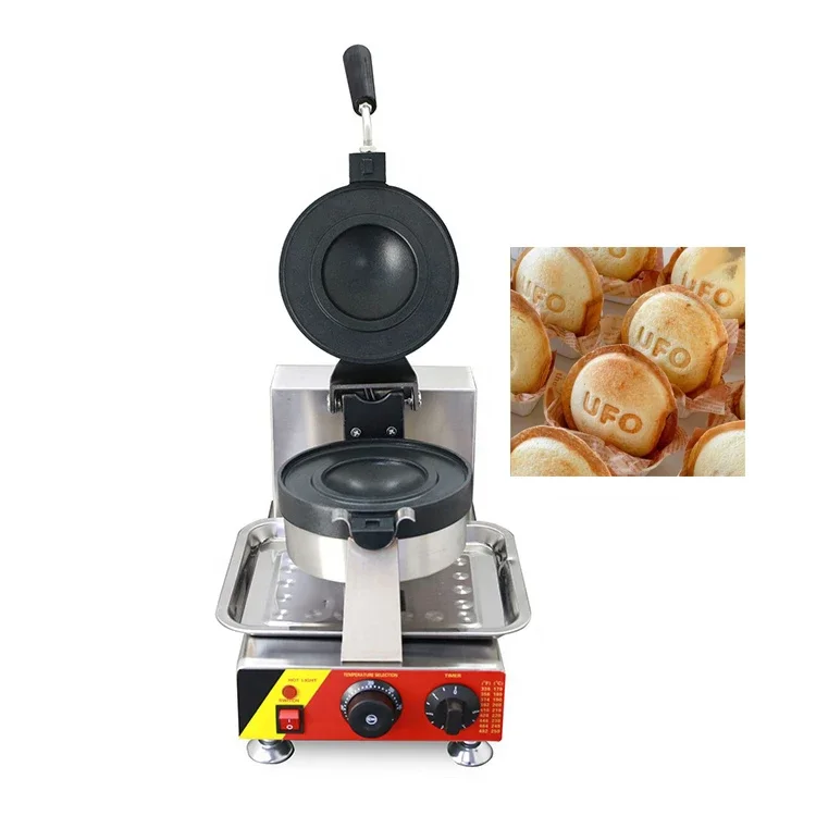 Non Stick Coating Commercial Gelato Panini Press Maker Machine Non Stick Coating New UFO Burger Maker Machine