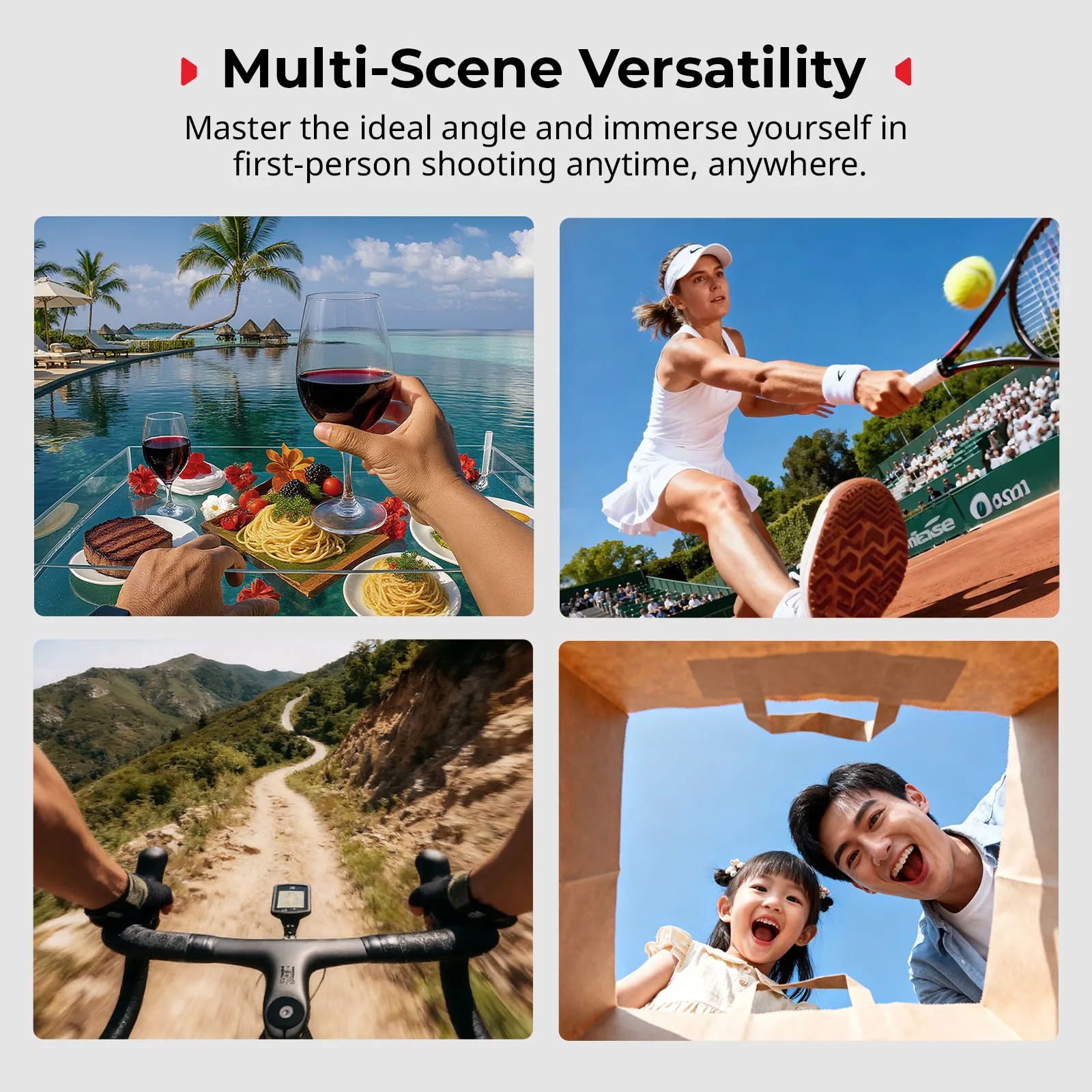 SmallRig Action Camera Nano Cage Vertical-to-Horizontal Cage Kit for DJI Osmo Nano Perfect for YouTube (Landscape), TikTok 5757