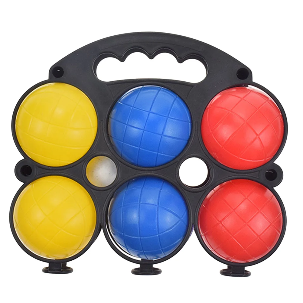 6Pcs Bocce Ball Set Includes Carrying Case for on The Go Fun Engaging Skill Based Game for Kids Adults Beach Picnic
