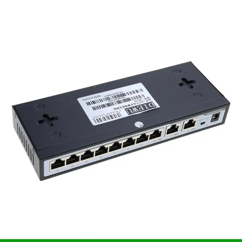 

U55C 10-Ports Switch 8 Ports+2 Uplinks 120W Built-in Power 10/100/1000M VLAN Lsolation Full/HalfDuplex