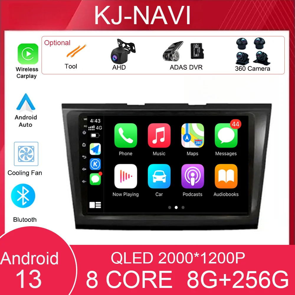 

Car Radio Android 13 For Ford Taurus 2015-2018 Player Navigation GPS Wireless Carplay Auto Stereo Multimedia Video DSP 4G WIFI