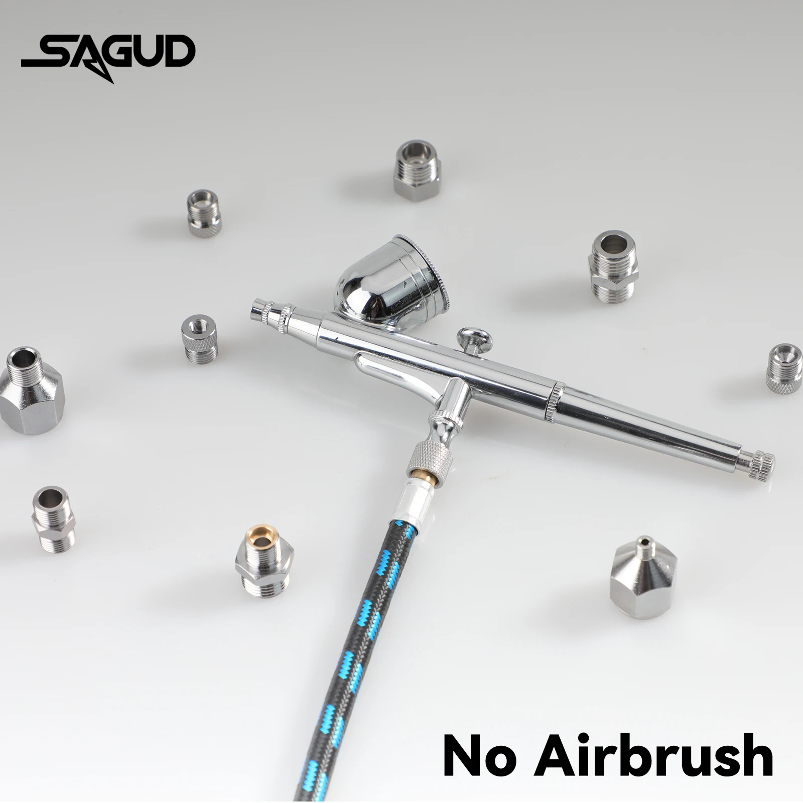 Imagem -05 - Saugd-airbrush Adapter Fitting Accessories Replacement Kit Ferramenta Conector de Acoplamento para Compressor e Mangueira de ar Pcs por Conjunto