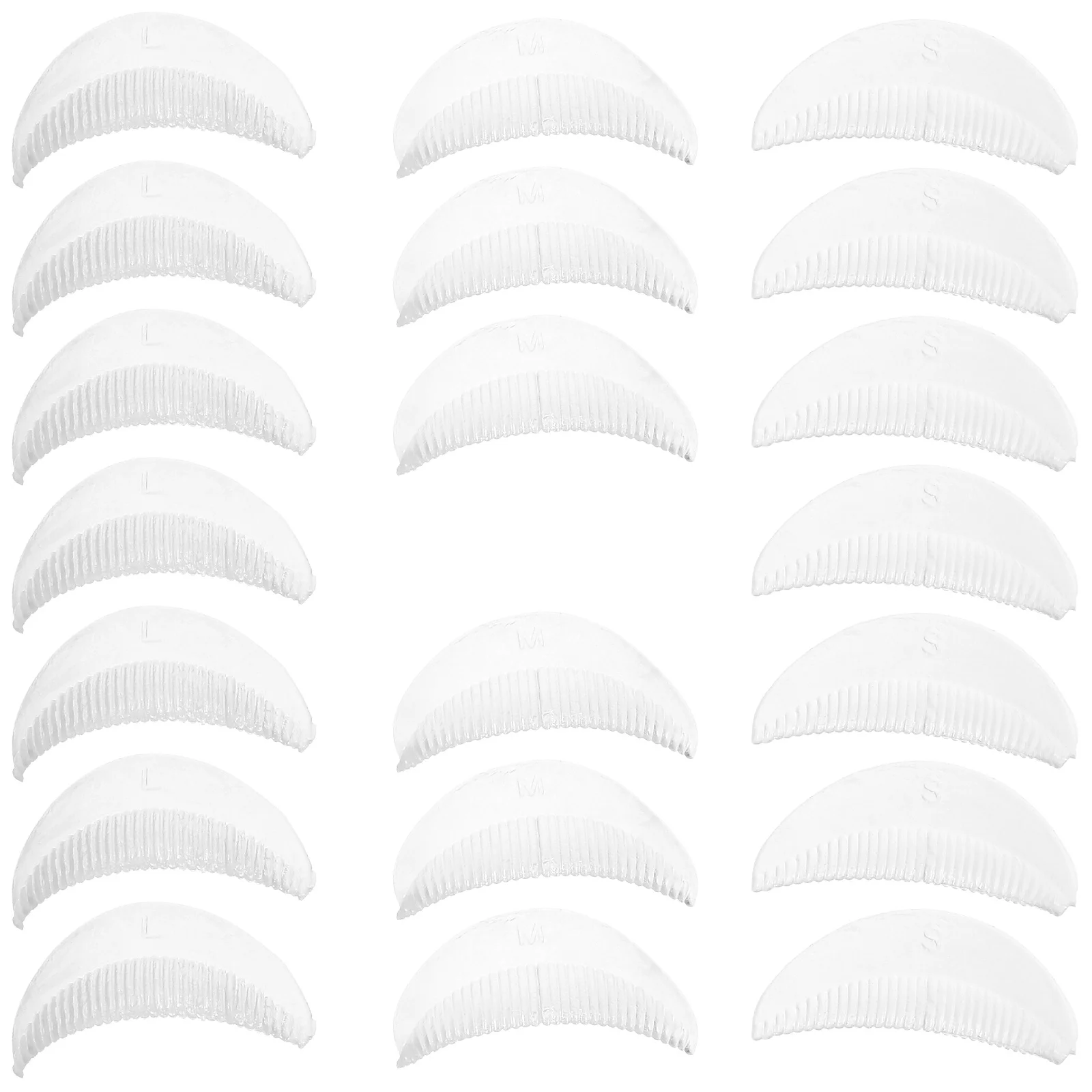 

20Pcs Eyelash Perming Pads Silicone Material Reusable Comfortable Fit for Most Eye Shapes Easy Clean Beauty Salon Personal Use
