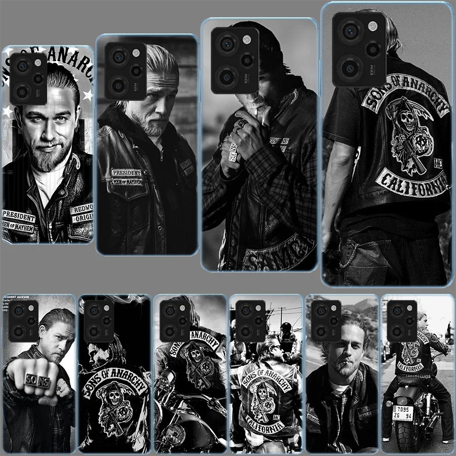 American TV Sons of Anarchy Phone Cover for Xiaomi Mi 12T 11T 13 11 Ultra 12 Pro 10 9 8 Lite 5G 10T 9T 12X 11i CC9 A2 A3 6X 5X C