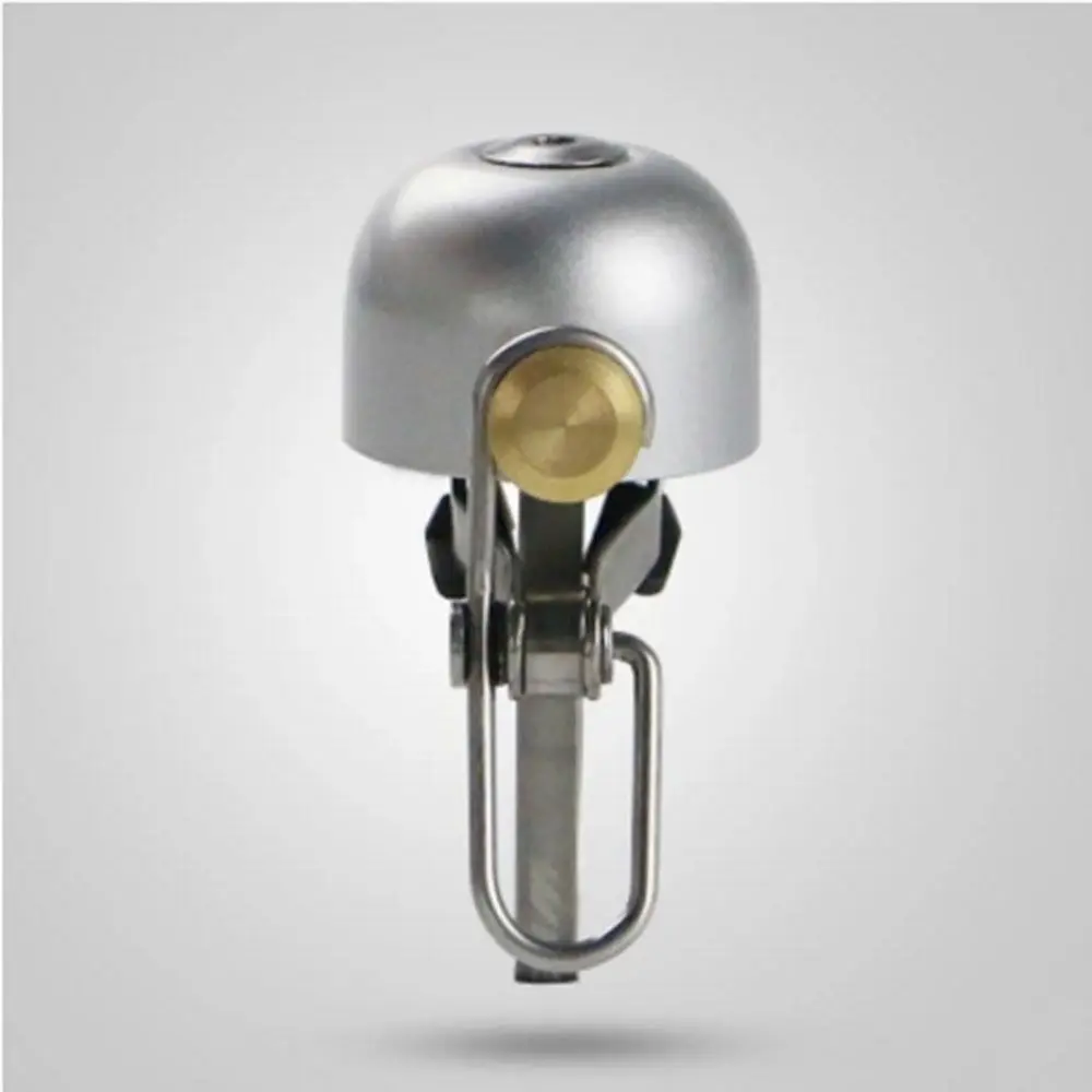 Timbre de bicicleta con sonido claro, dispositivos para bicicleta, bocina de seguridad, timbre Retro para bicicleta de montaña y carretera, alarma de advertencia de ciclismo de cobre y acero pequeño